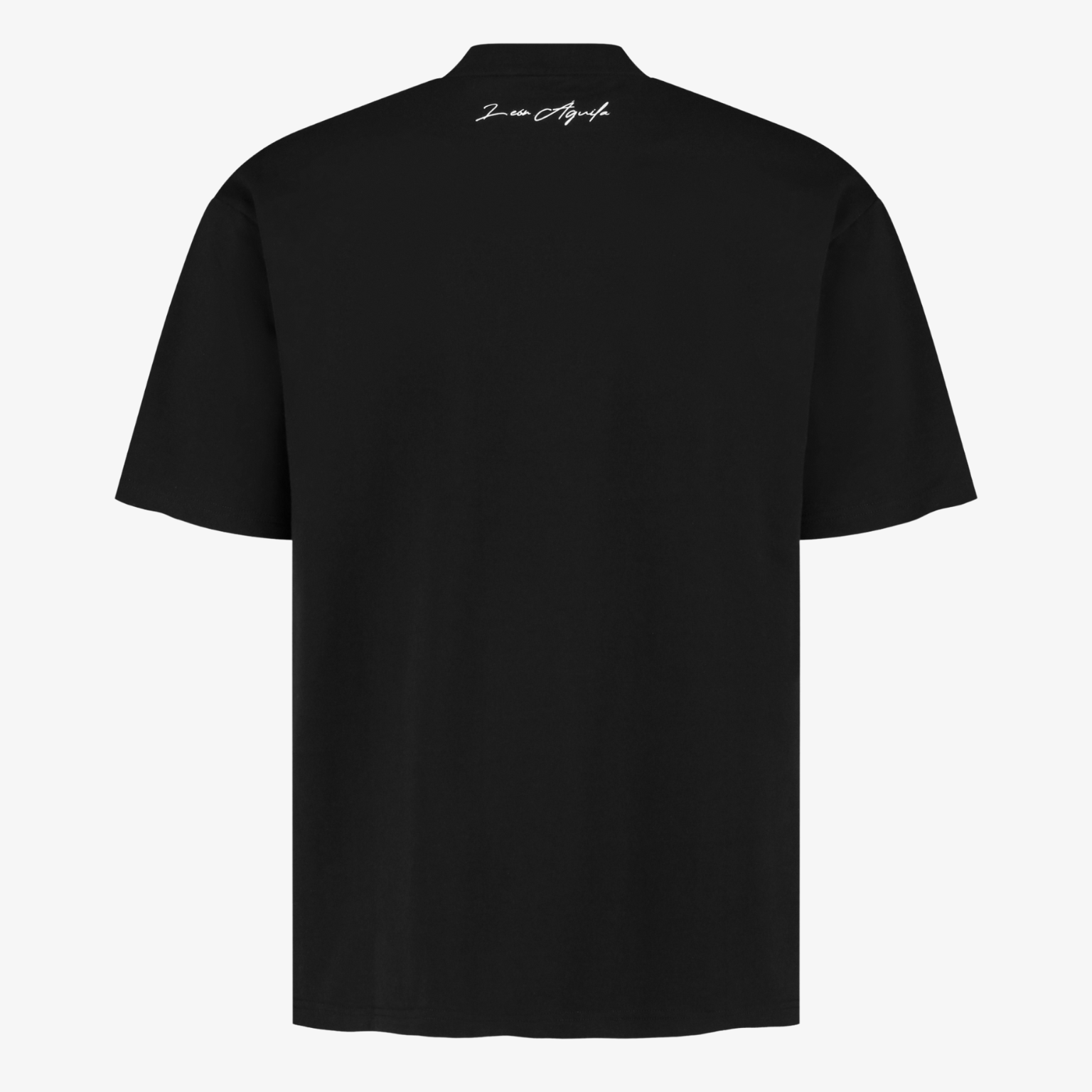 Black Embroidered Tee
