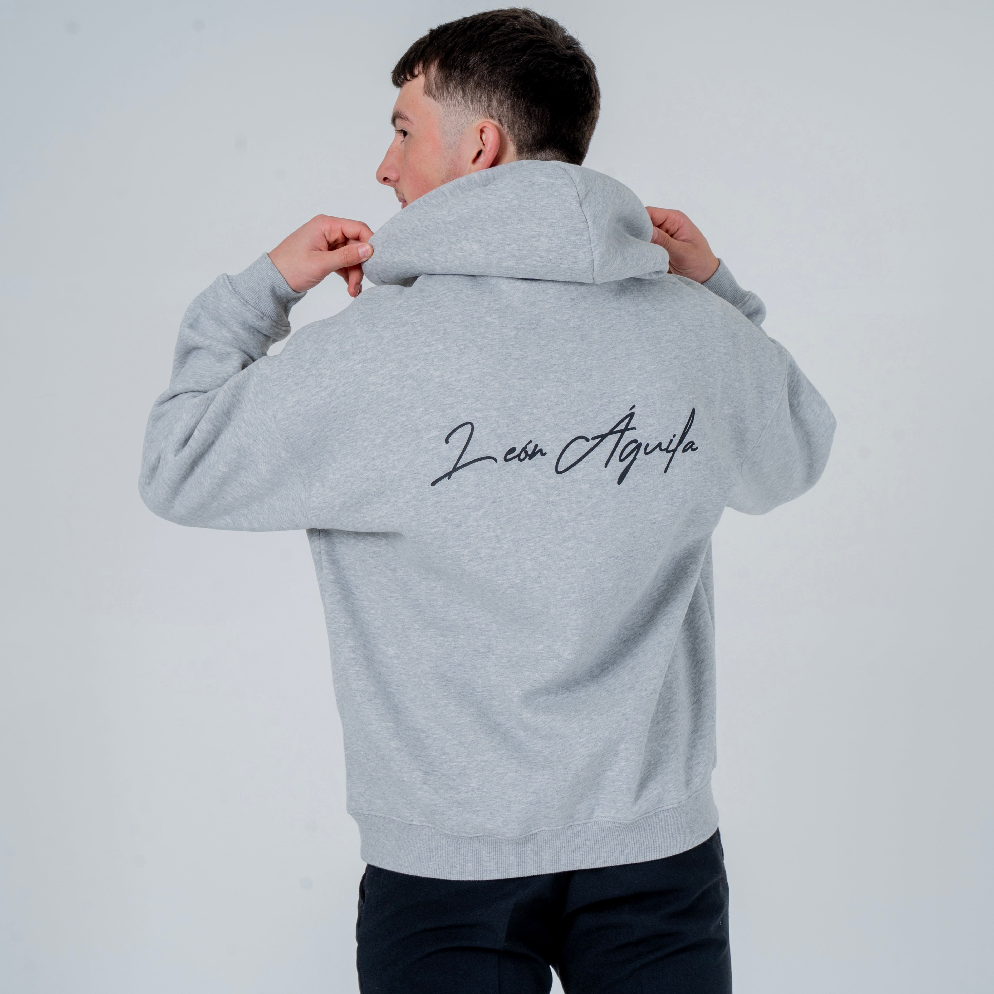 Gray Signature hoodie
