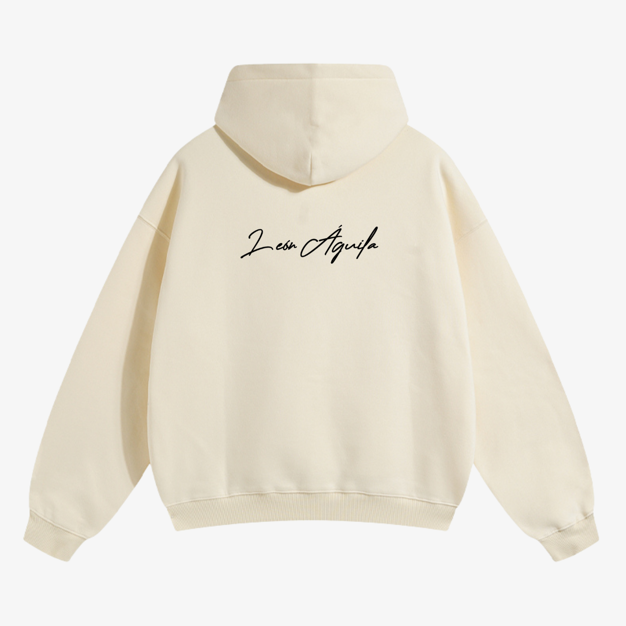 Beige Signature Hoodie