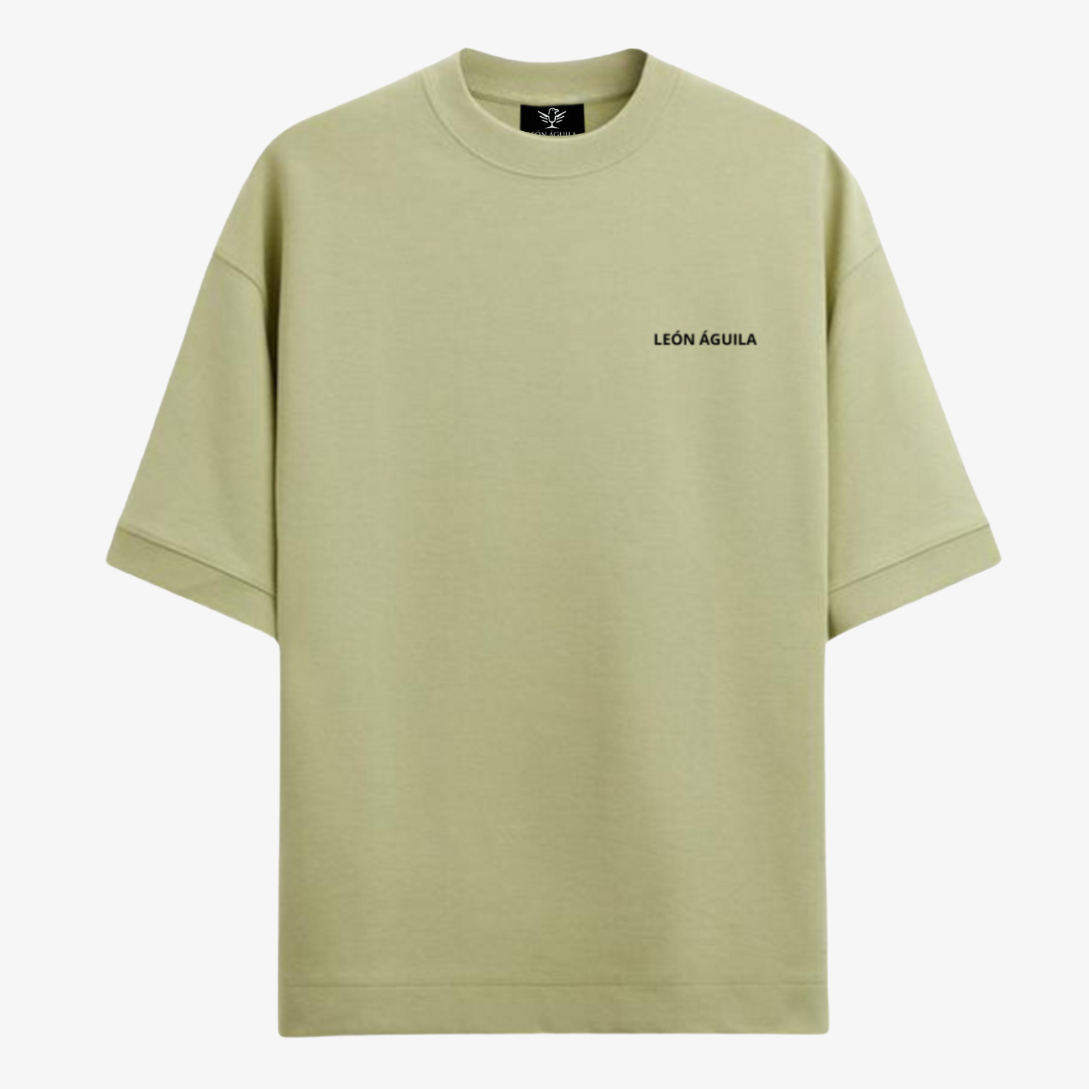 Kiwi Green Tee with print