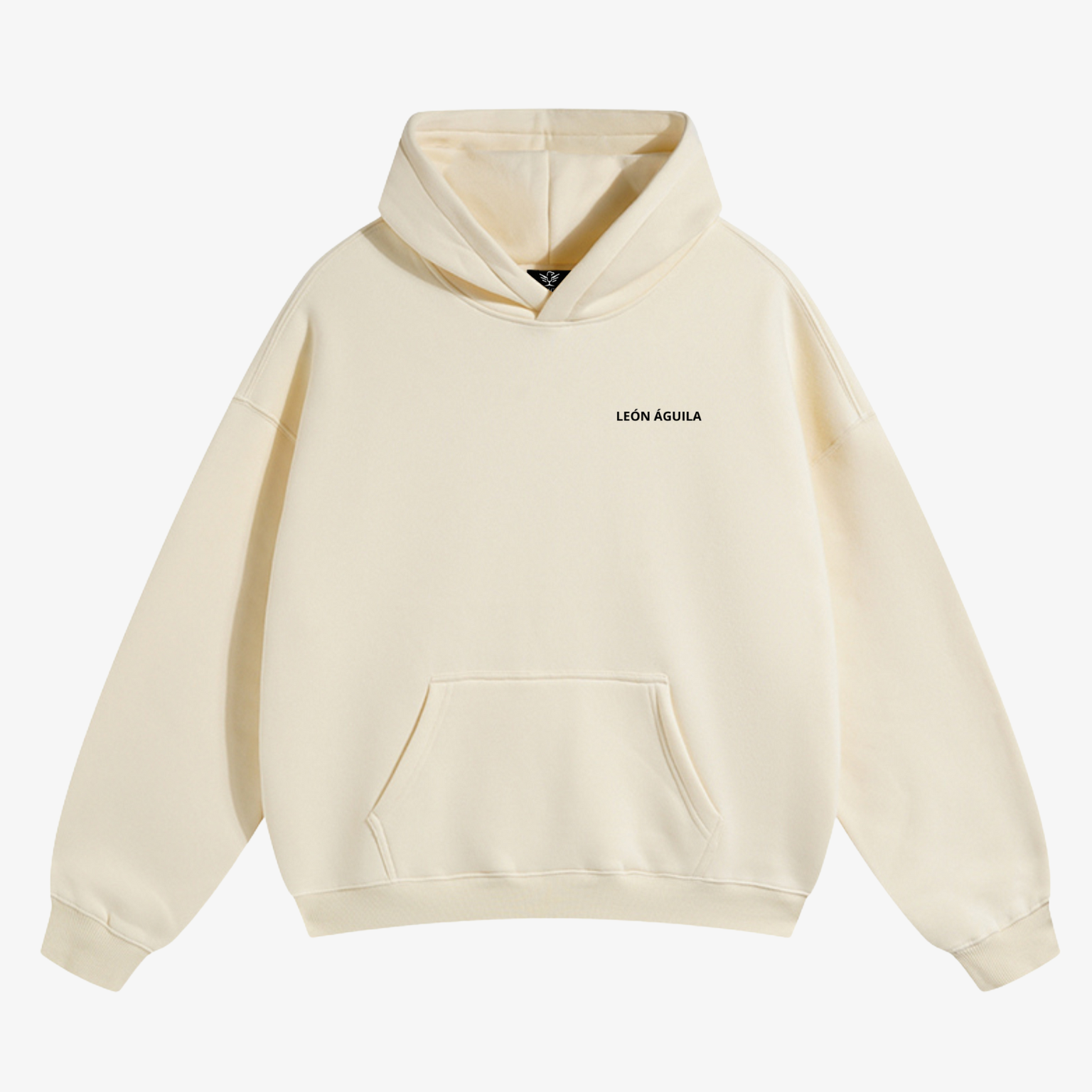Beige Signature Hoodie